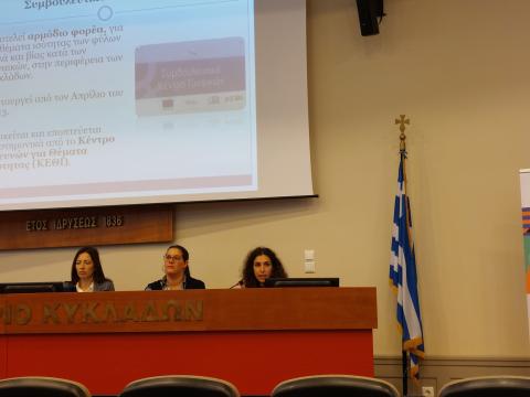 Από την εκδήλωση στη Σύρο